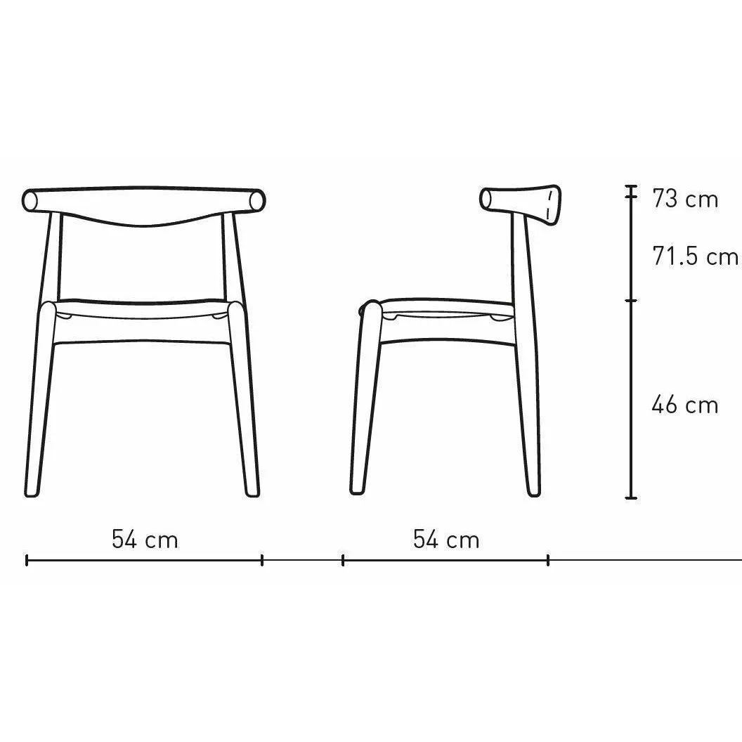 Carl Hansen Ch20 Elbow Chair, Oiled Oak/Loke 7240
