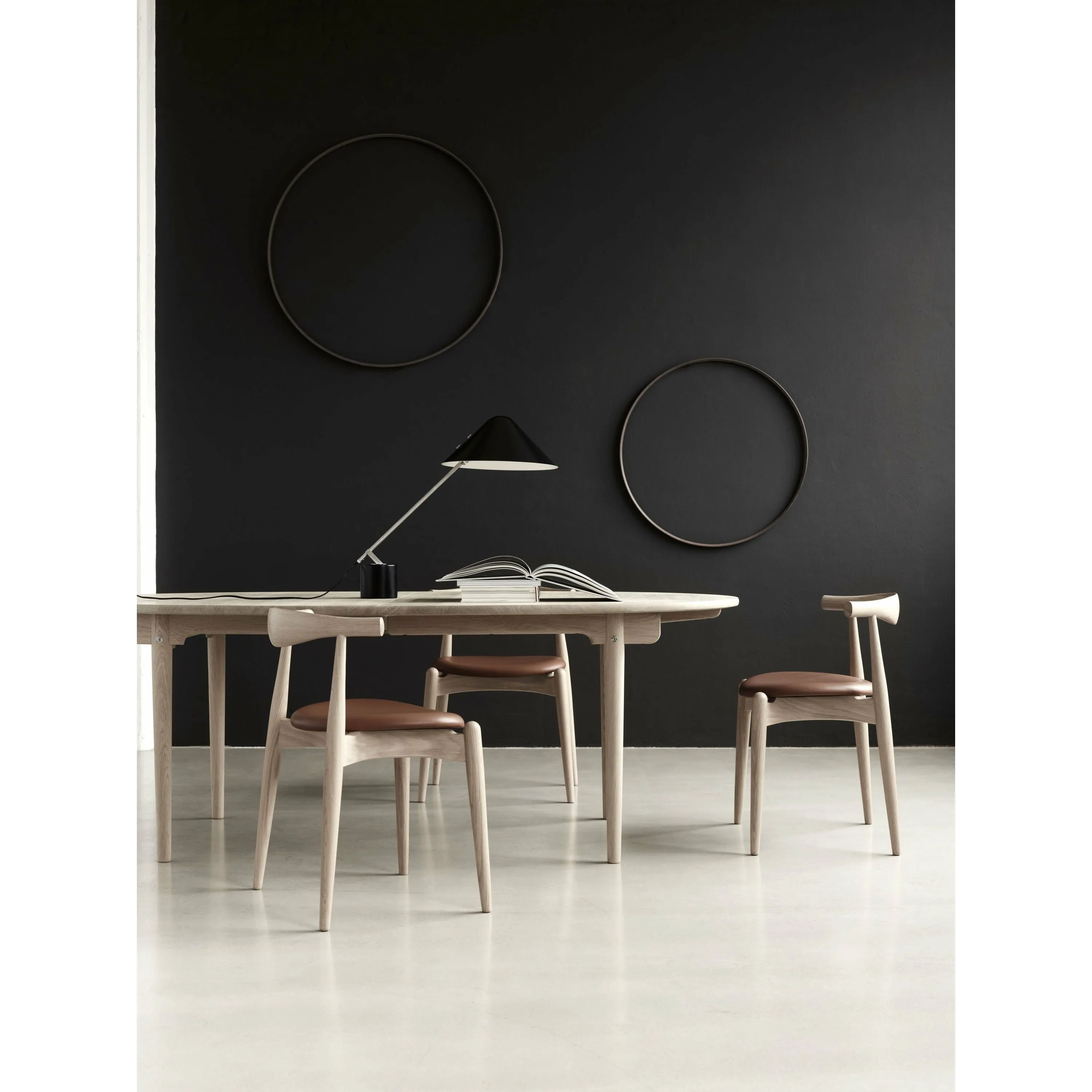 Carl Hansen Ch20 Elbow Chair, Oiled Oak/Loke 7240
