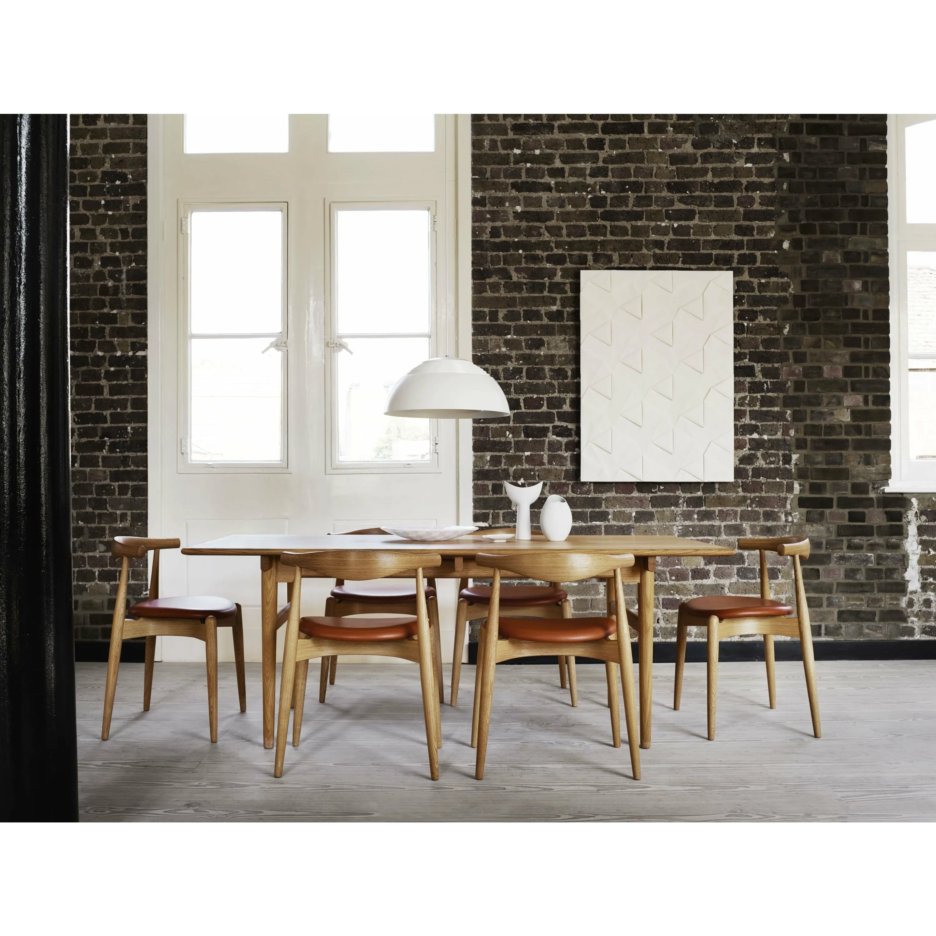 Carl Hansen Ch20 Elbow Chair, Oiled Oak/Loke 7240