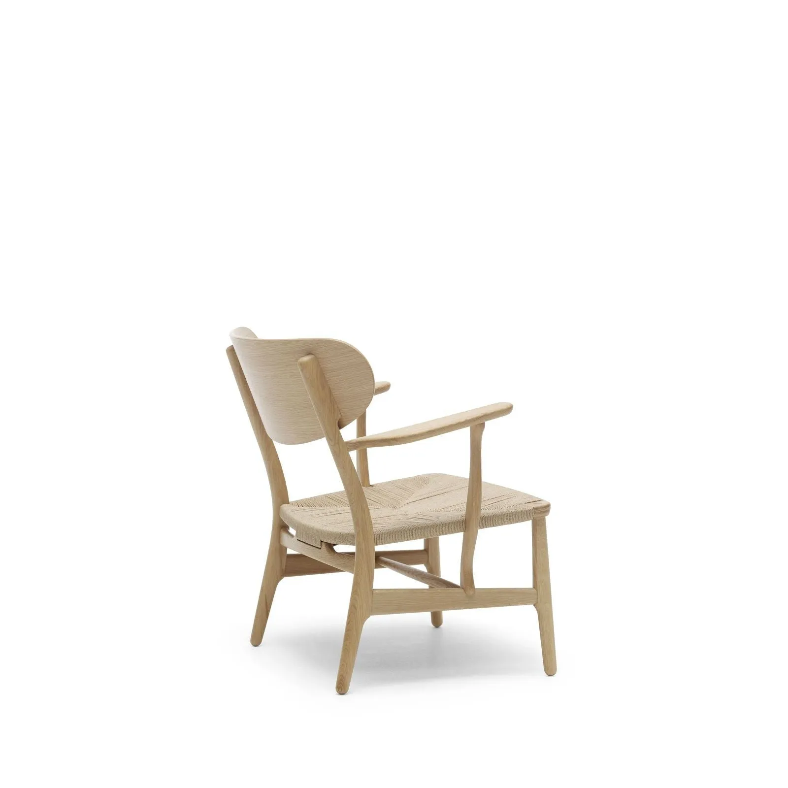 Carl Hansen Ch22 Lounge Chair, Oiled Oak/Natural Cord