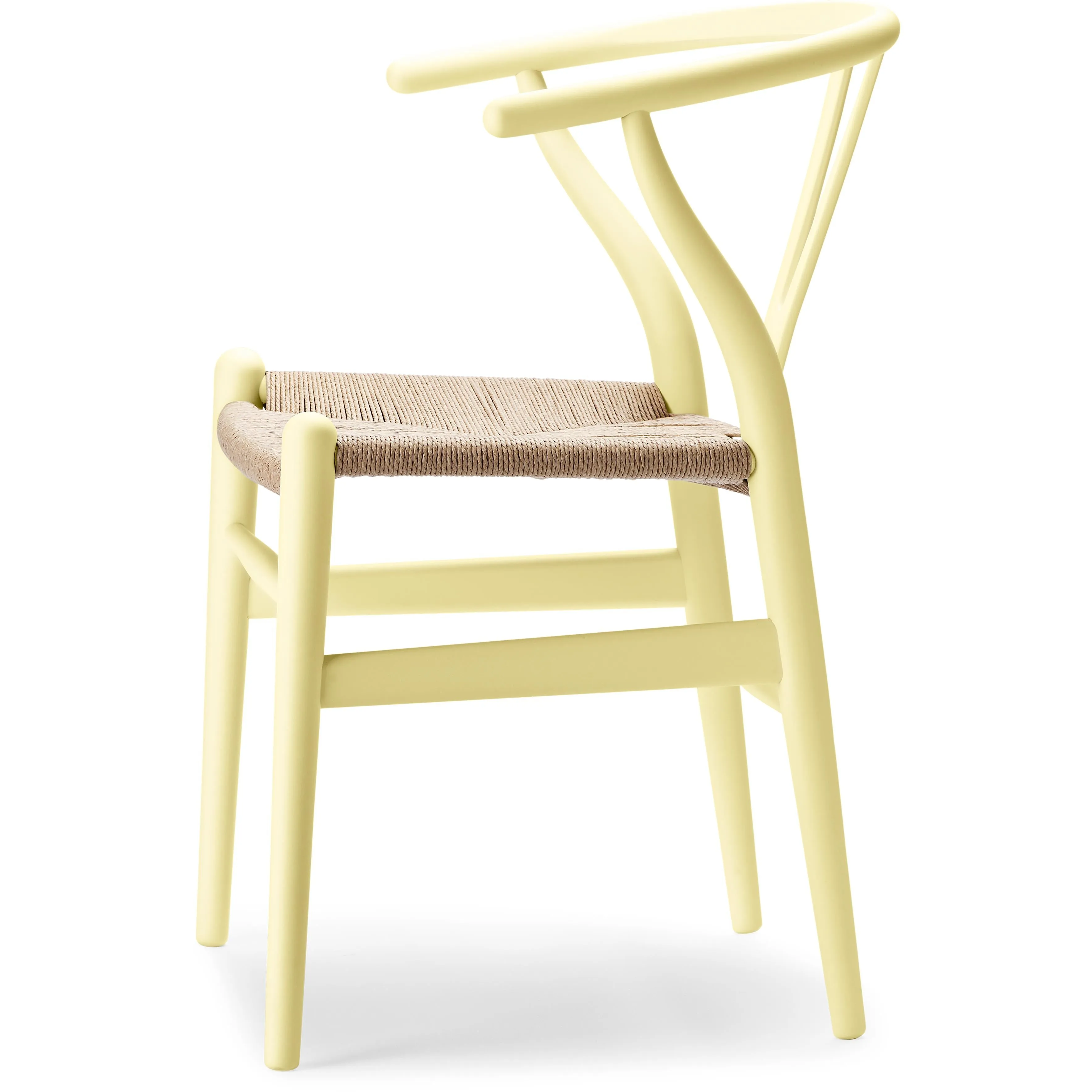 Carl Hansen Ch24 Wishbone Chair Beech Special Edition, Natural Cord/Soft Hollyhock