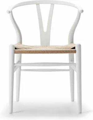 Carl Hansen Ch24 Wishbone Chair Special Edition, Beech Special Edition, Soft White
