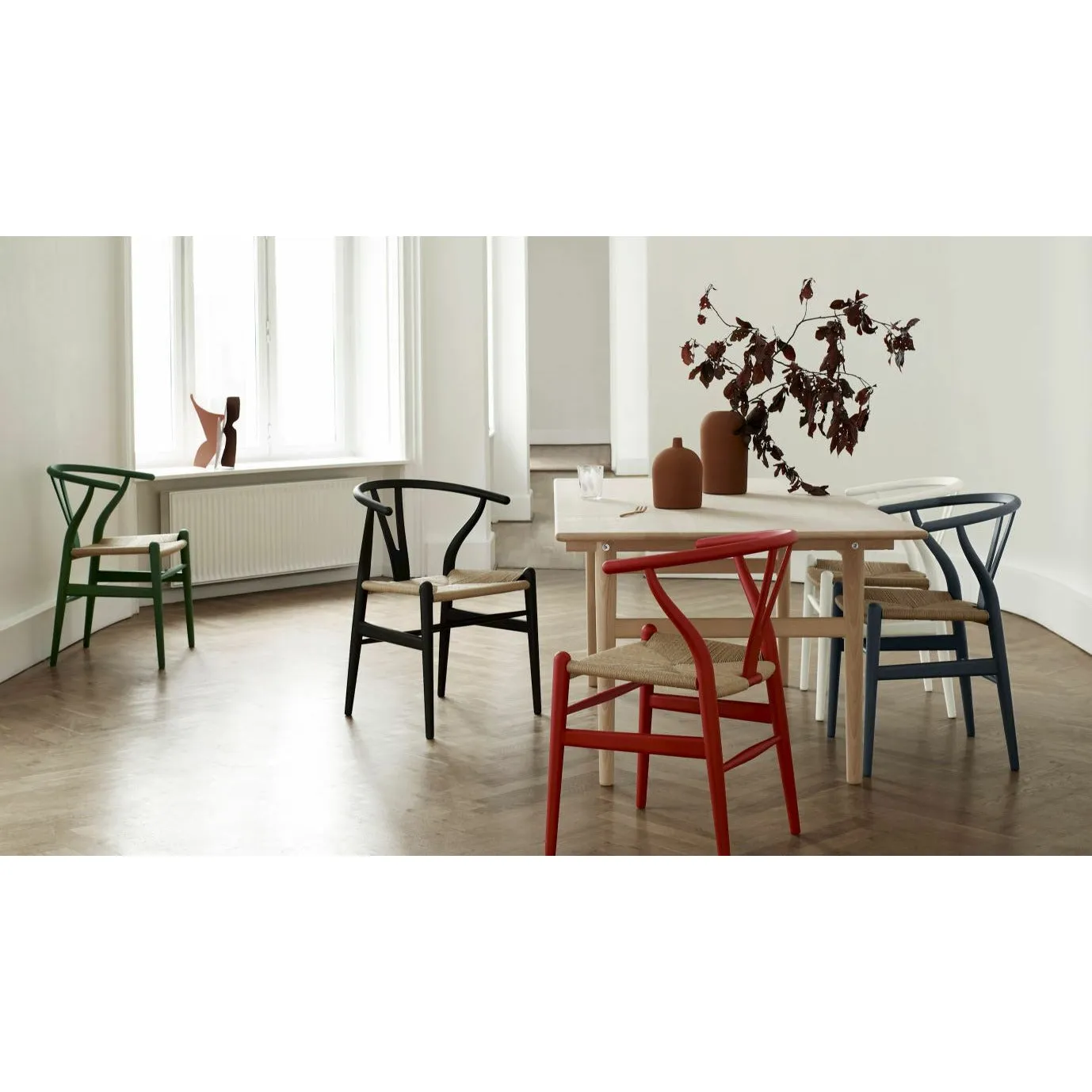 Carl Hansen Ch24 Wishbone Chair Special Edition, Beech Special Edition, Soft White