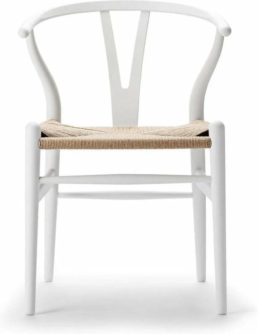 Carl Hansen Ch24 Wishbone Chair Special Edition, Beech Special Edition, Soft White