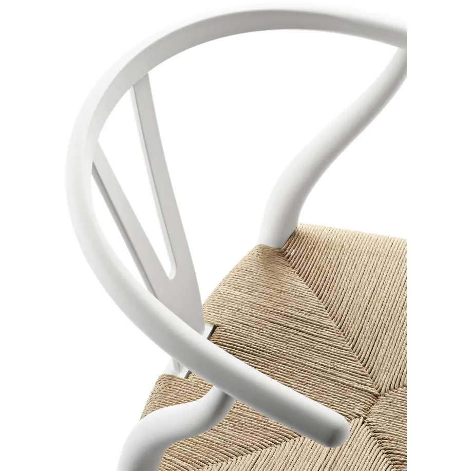 Carl Hansen Ch24 Wishbone Chair Special Edition, Beech Special Edition, Soft White