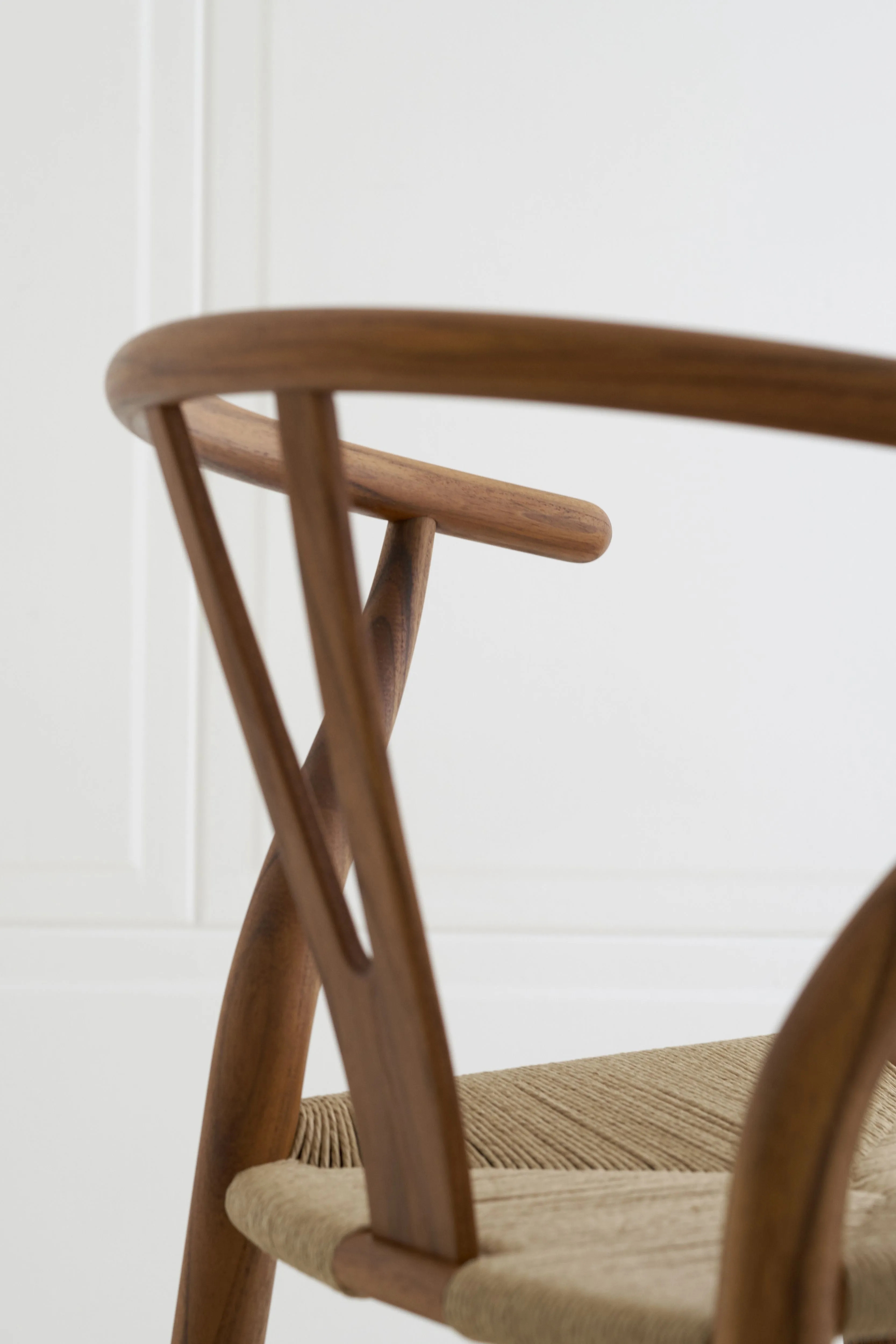Carl Hansen Ch24 Wishbone Chair Teak, Natural Cord