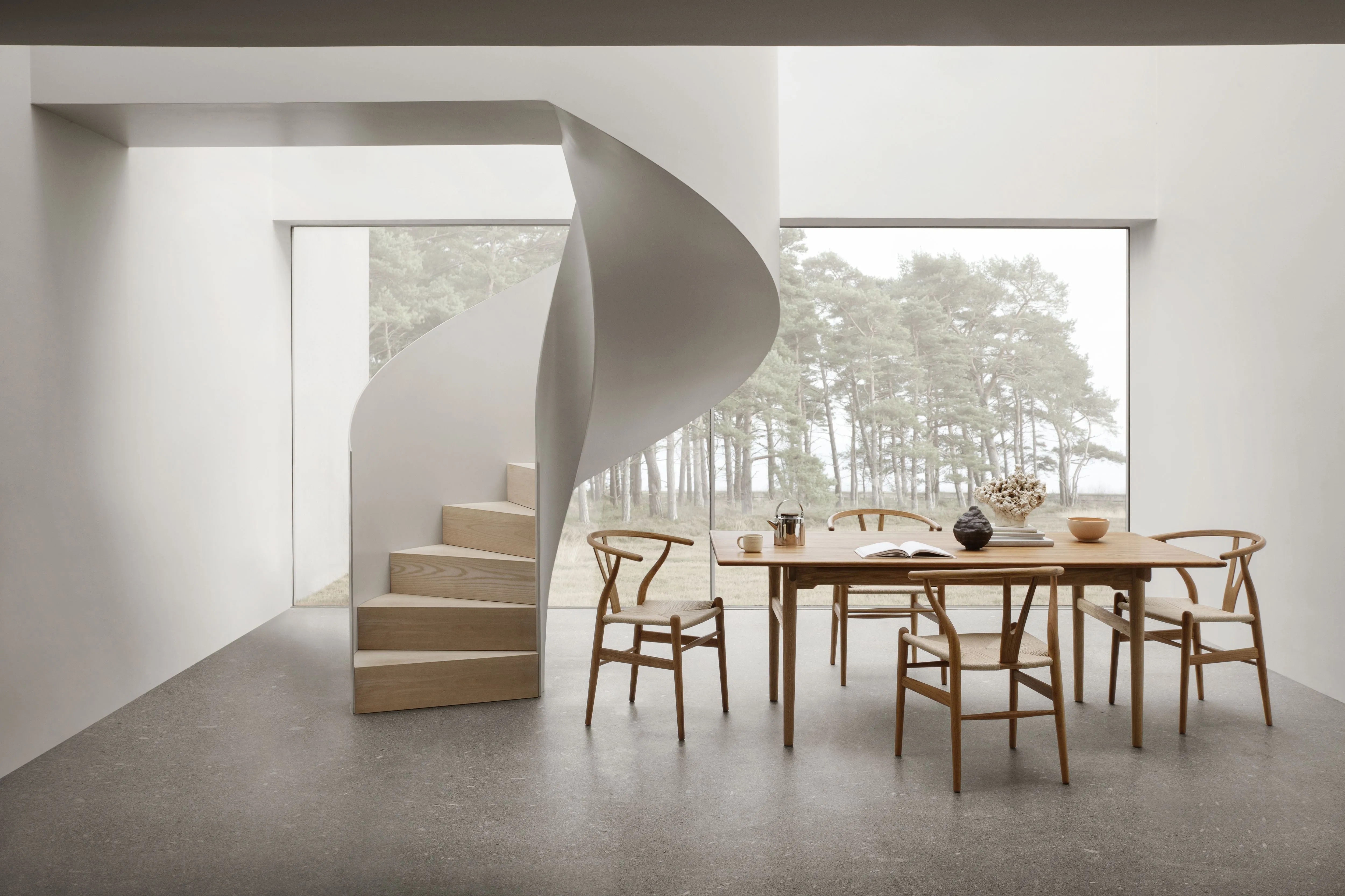 Carl Hansen Ch24 Wishbone Chair Teak, Natural Cord