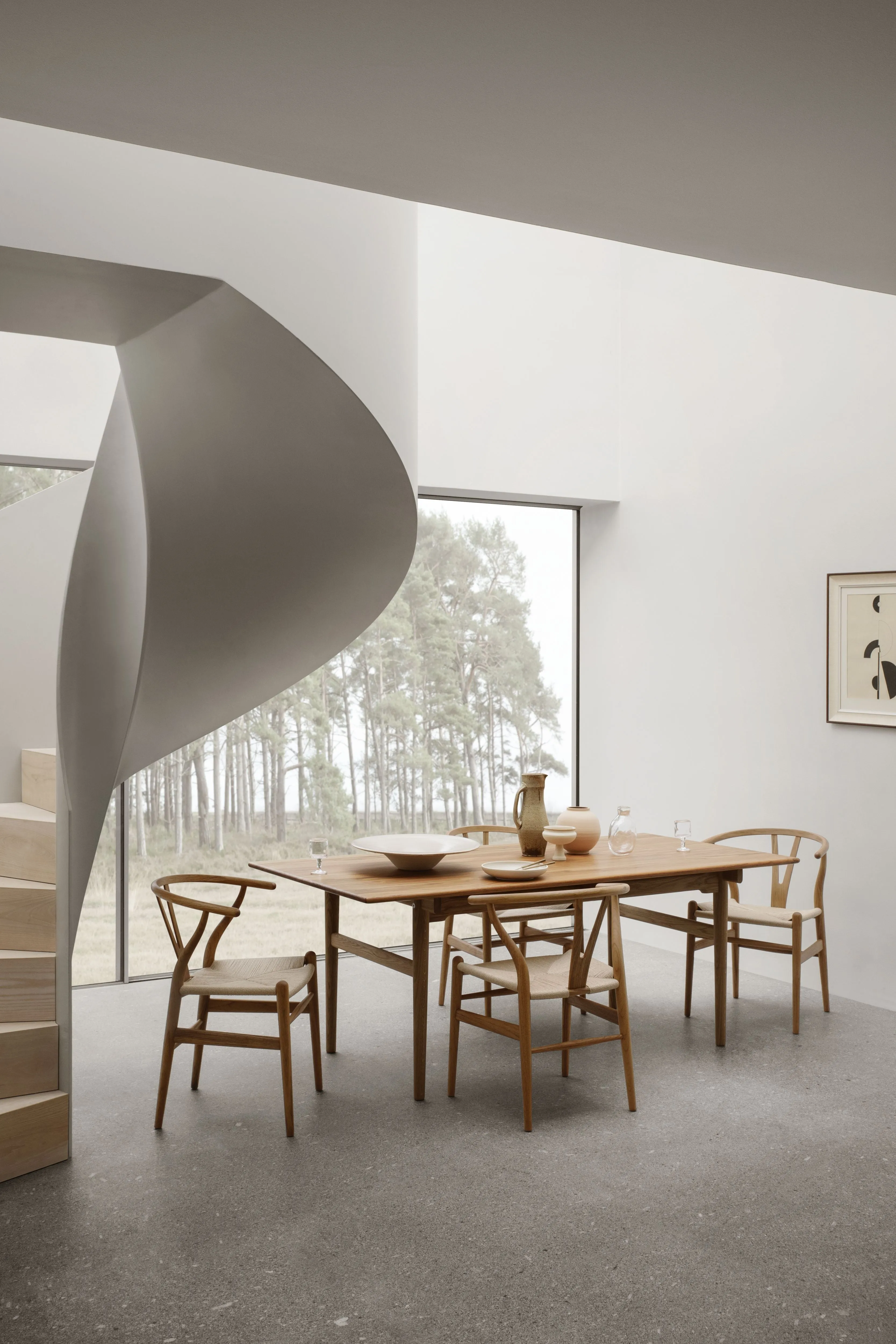 Carl Hansen Ch24 Wishbone Chair Teak, Natural Cord
