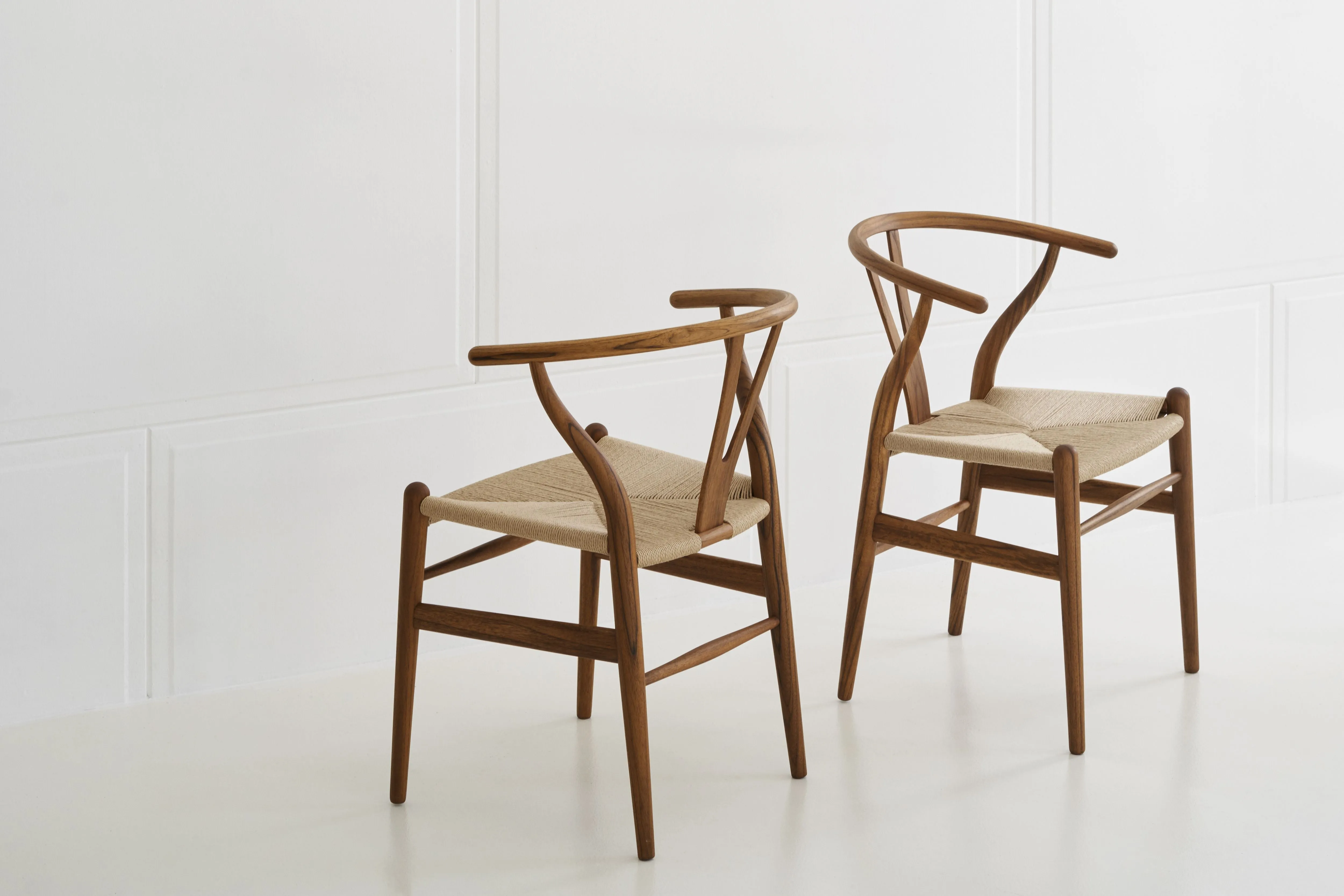Carl Hansen Ch24 Wishbone Chair Teak, Natural Cord