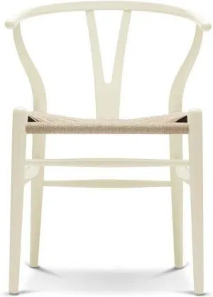 Carl Hansen Ch24 Y Chair Chair Natural Paper Cord, Beech/Vanilla White