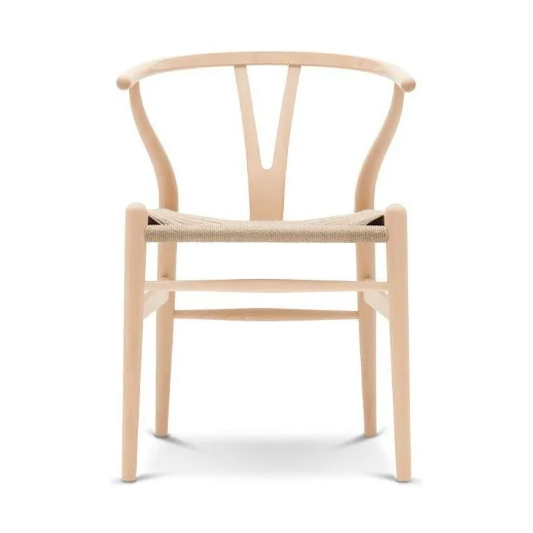 Carl Hansen Ch24 Y Chair Chair Natural Paper Cord, Soaped Beech