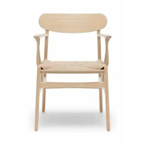 Carl Hansen Ch26 Chair, Oak Soap/Natural Cord