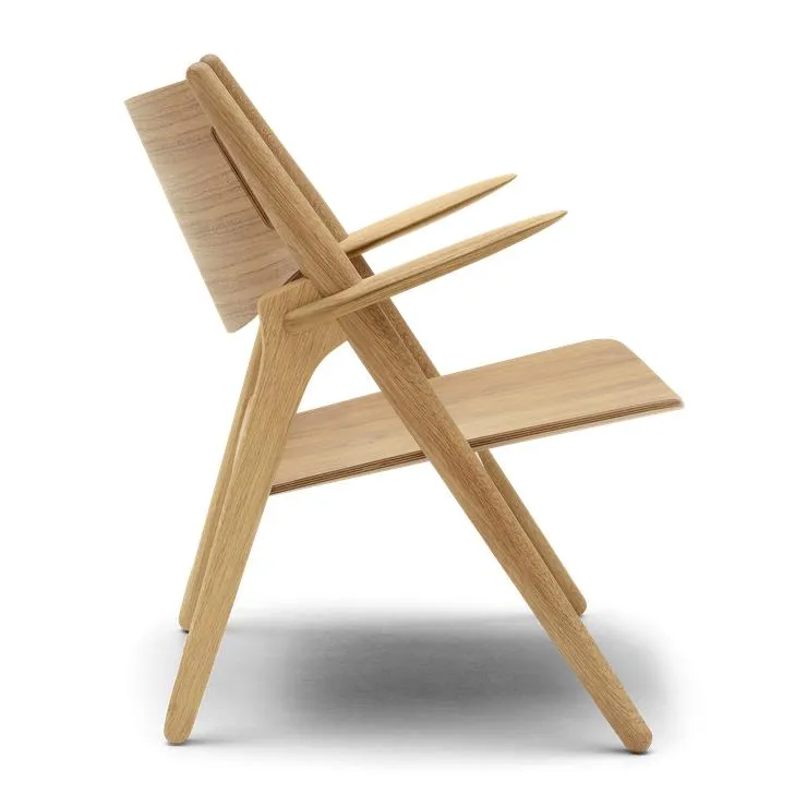 Carl Hansen Ch28 T Armchair, Oiled Oak/Natural