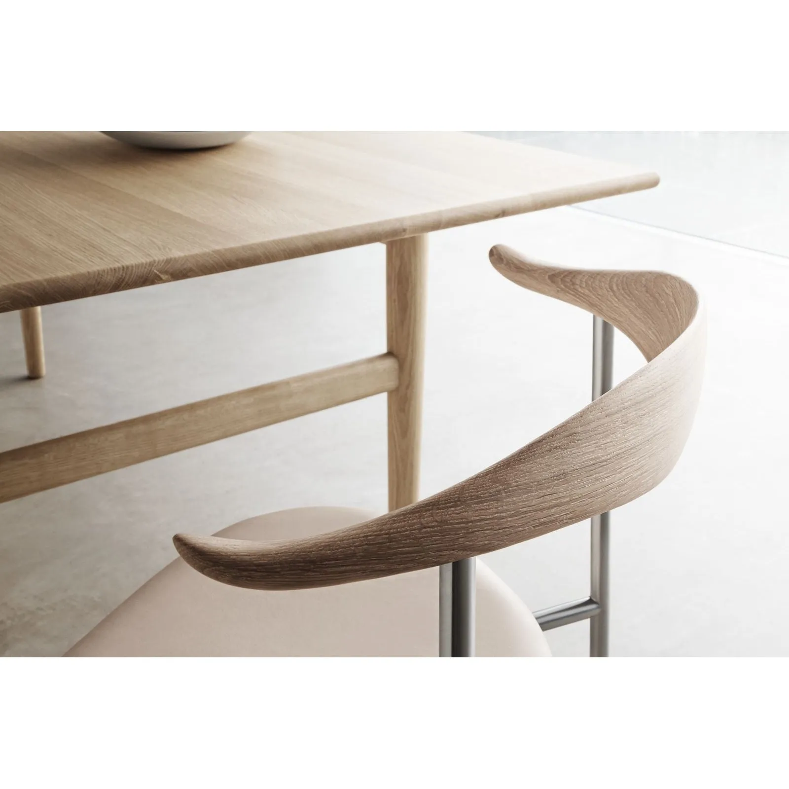 Carl Hansen Ch327 Dining Table 190x95cm, Soaped Oak