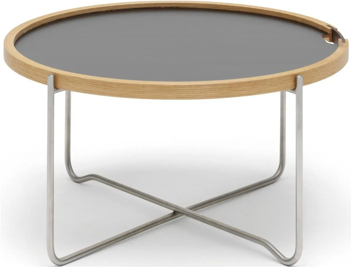 Carl Hansen Ch417 Tray Table, Laminate/Oiled Oak