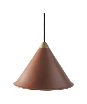 Cuero Namibia Pendant  35 Cm, Montana/Brass With Black Cable