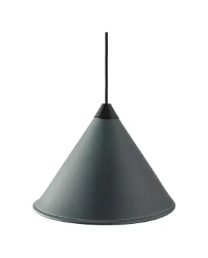 Cuero Namibia Pendant  35 Cm, Ocean Blue/Black With Black Cable