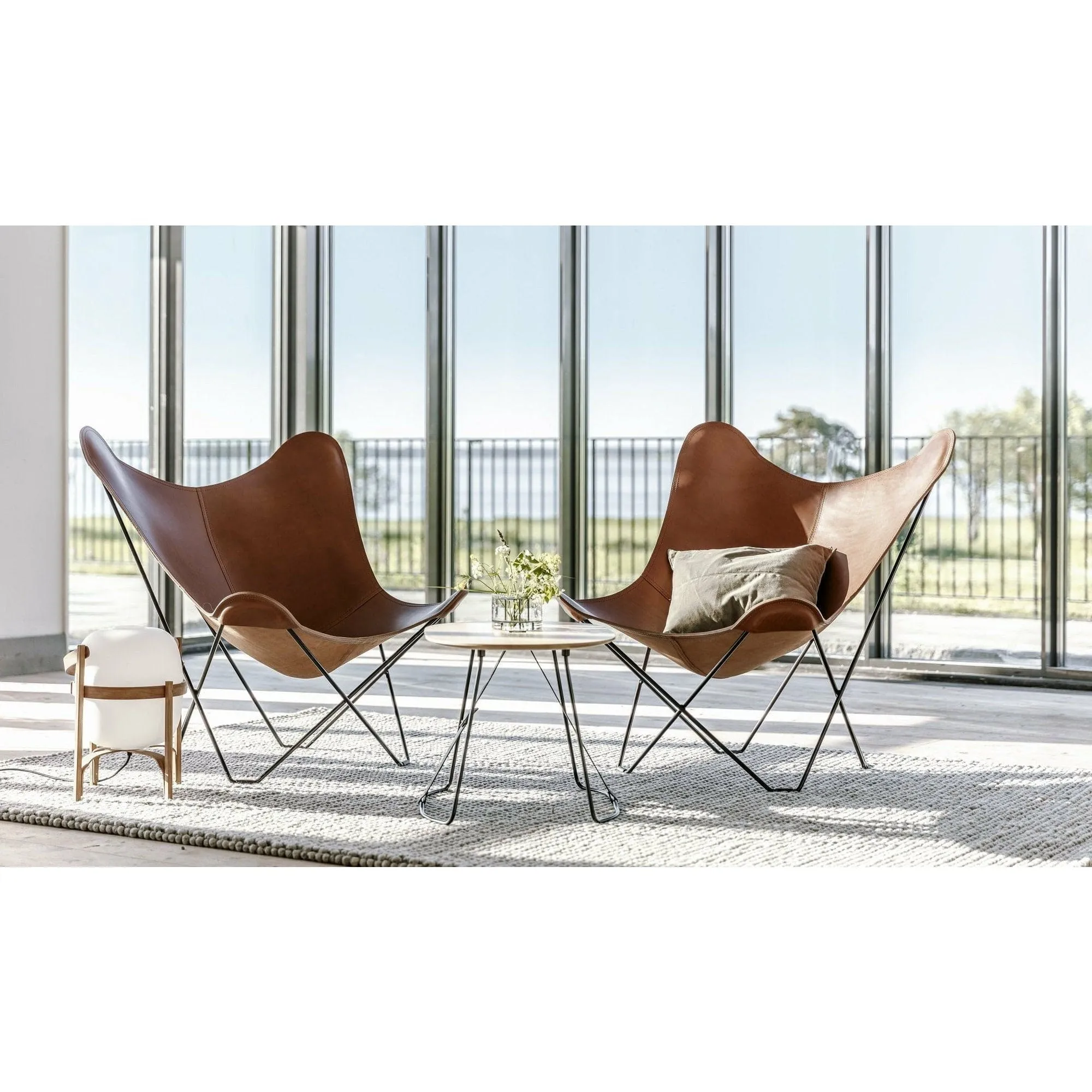 Cuero Sierra Side Table Black, 44cm