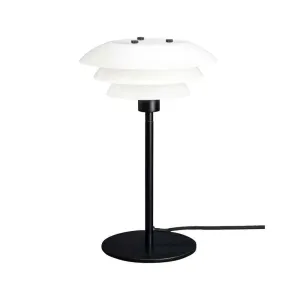 Dyberg Larsen Dl20 Table Lamp, Opal/Matt Black