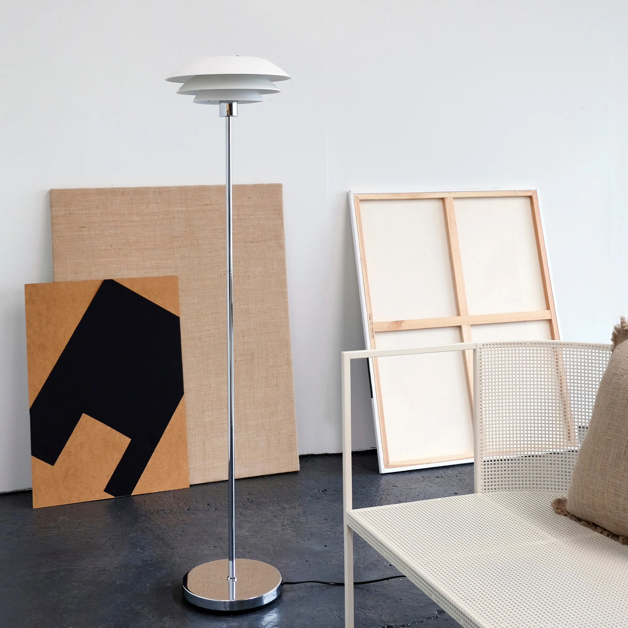 Dyberg Larsen Dl31 Floor Lamp Matt White, 31