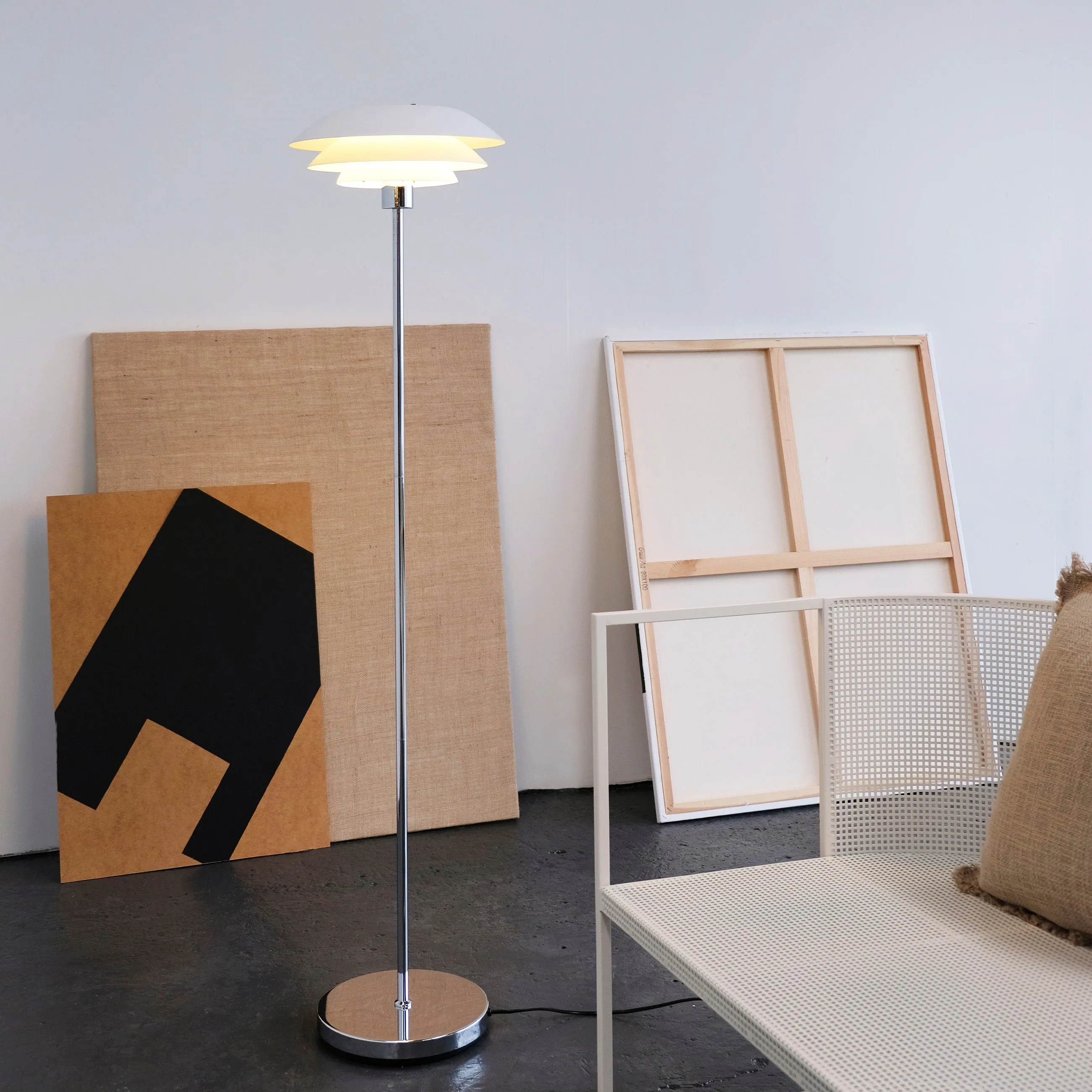 Dyberg Larsen Dl31 Floor Lamp Matt White, 31