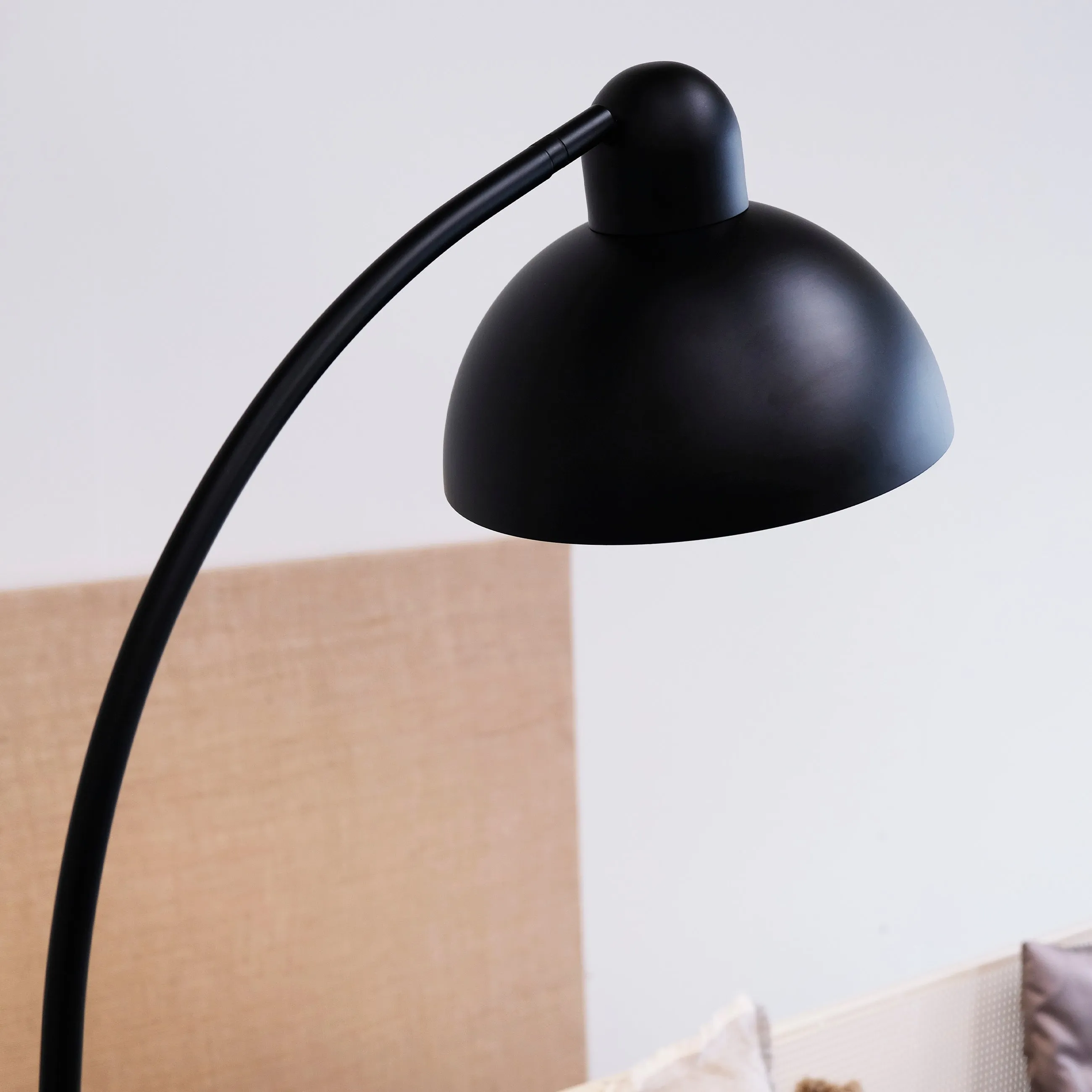 Dyberg Larsen Eric Floor Lamp, Matt Black