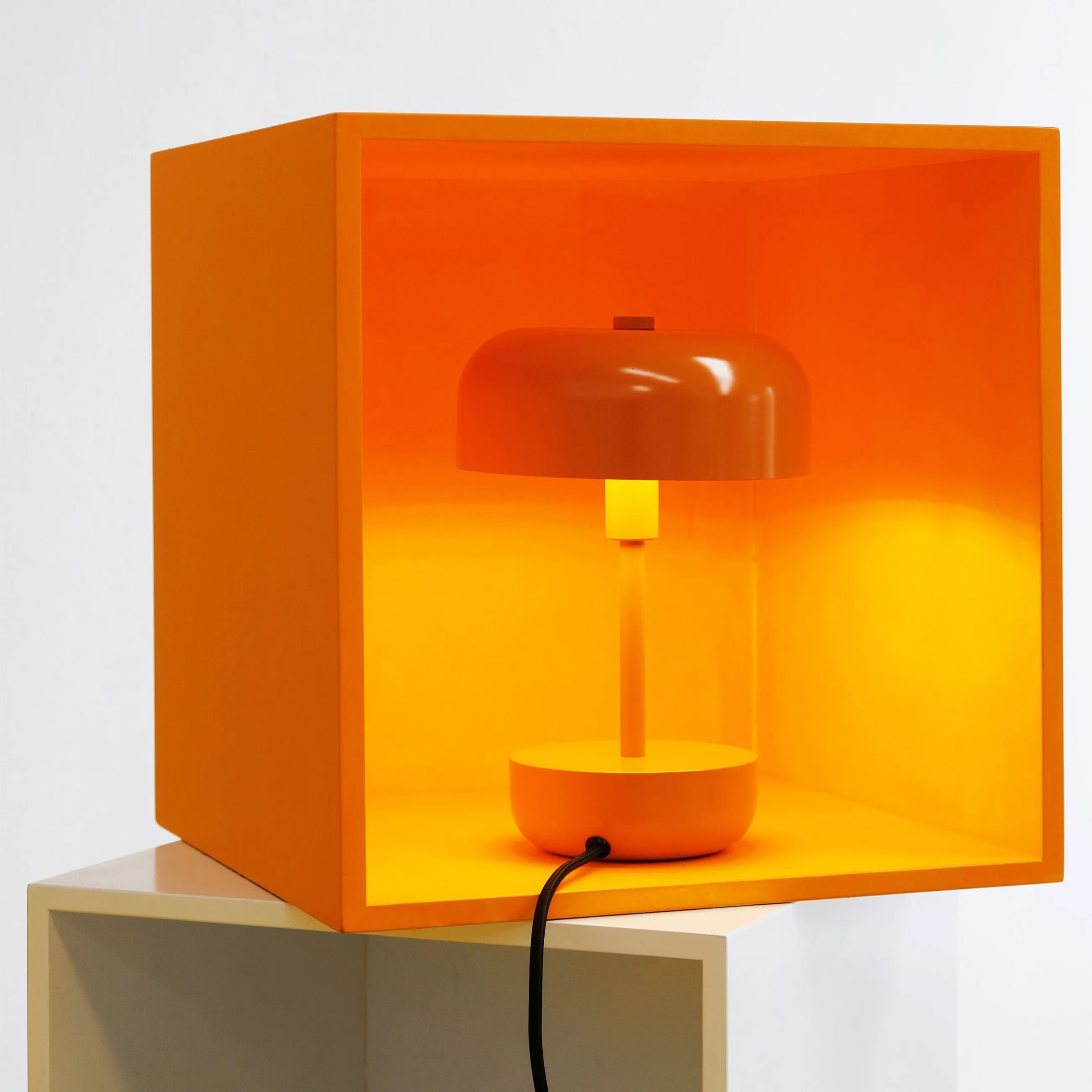 Dyberg Larsen Haipot Table Lamp, Orange