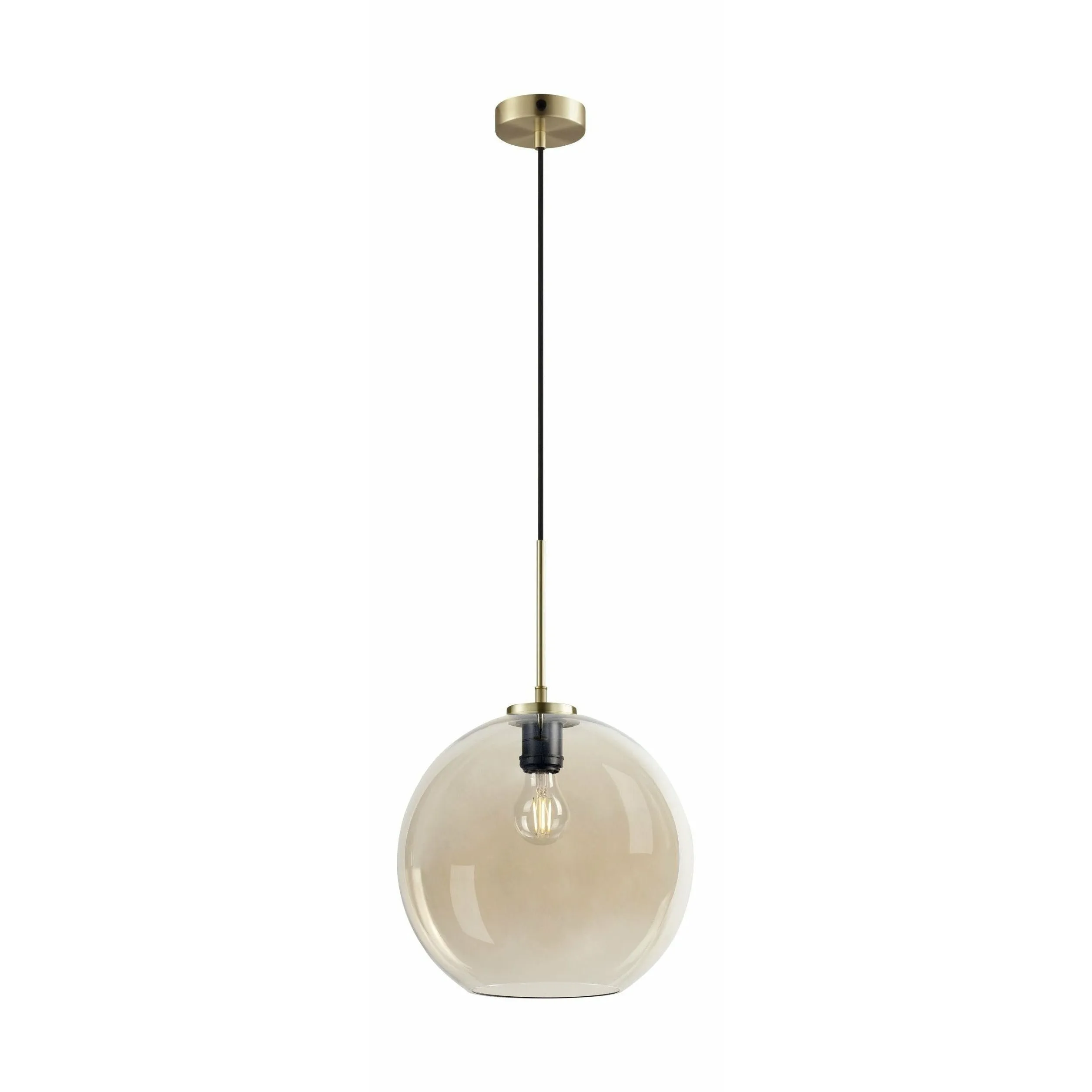 Dyberg Larsen Loop Pendant 30 Cm, Amber