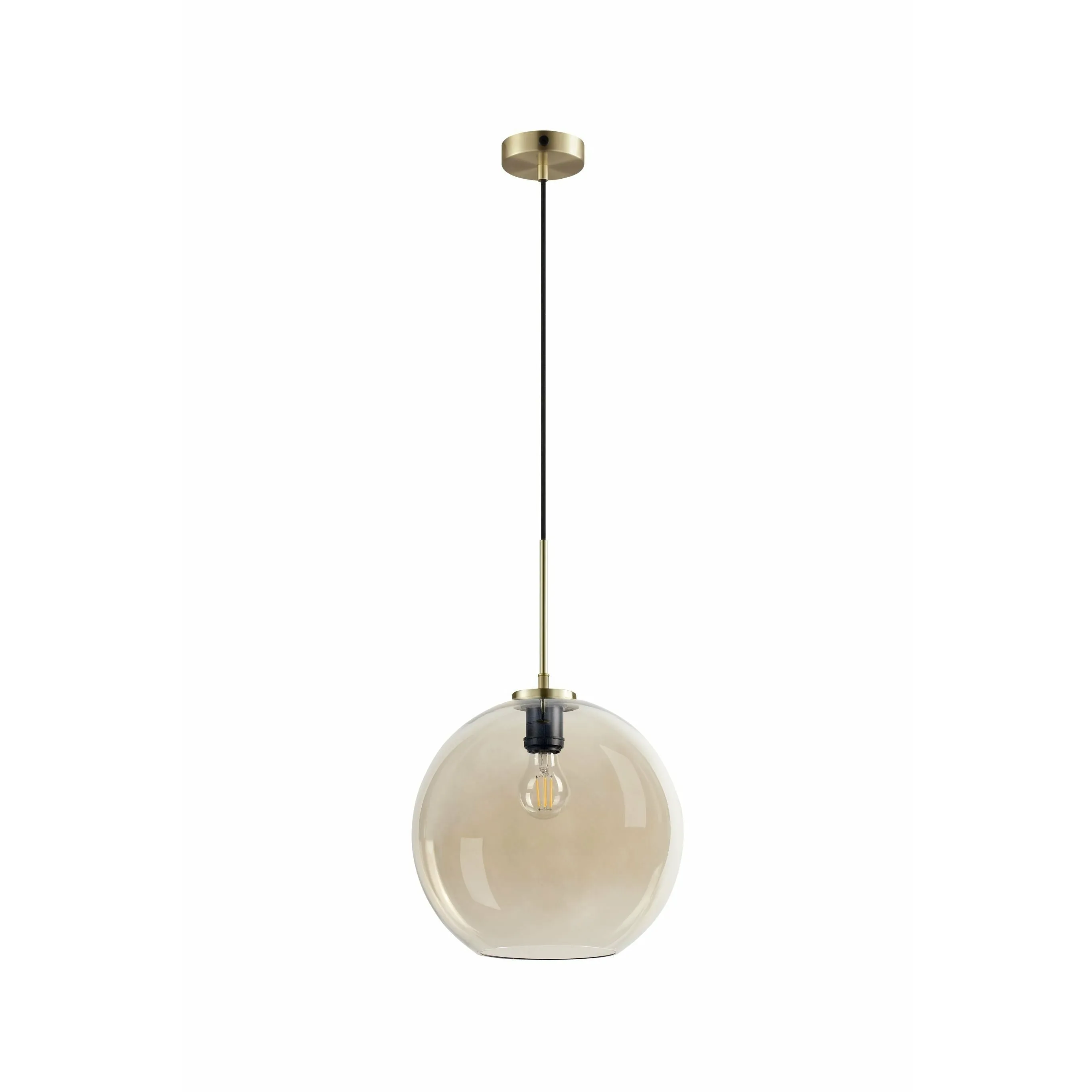 Dyberg Larsen Loop Pendant 30 Cm, Amber