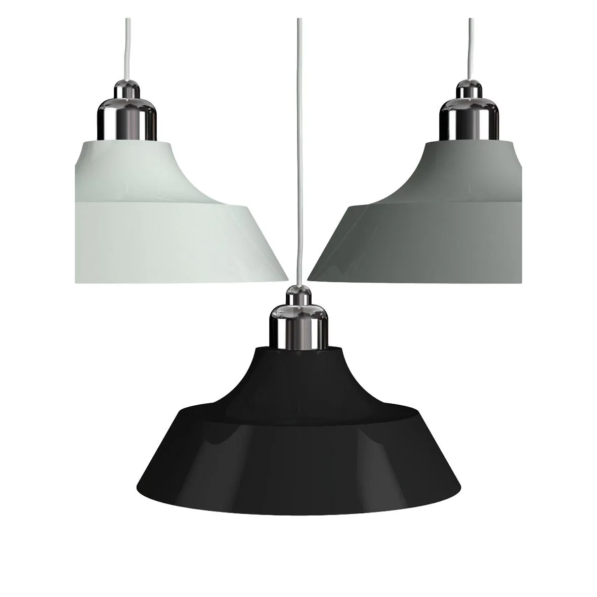 Dyberg Larsen Momentum Pendant Black/Chrome, 33