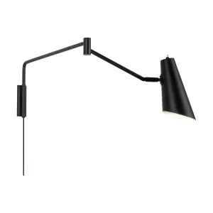 Dyberg Larsen Noa Long Wall Lamp, Matt Black