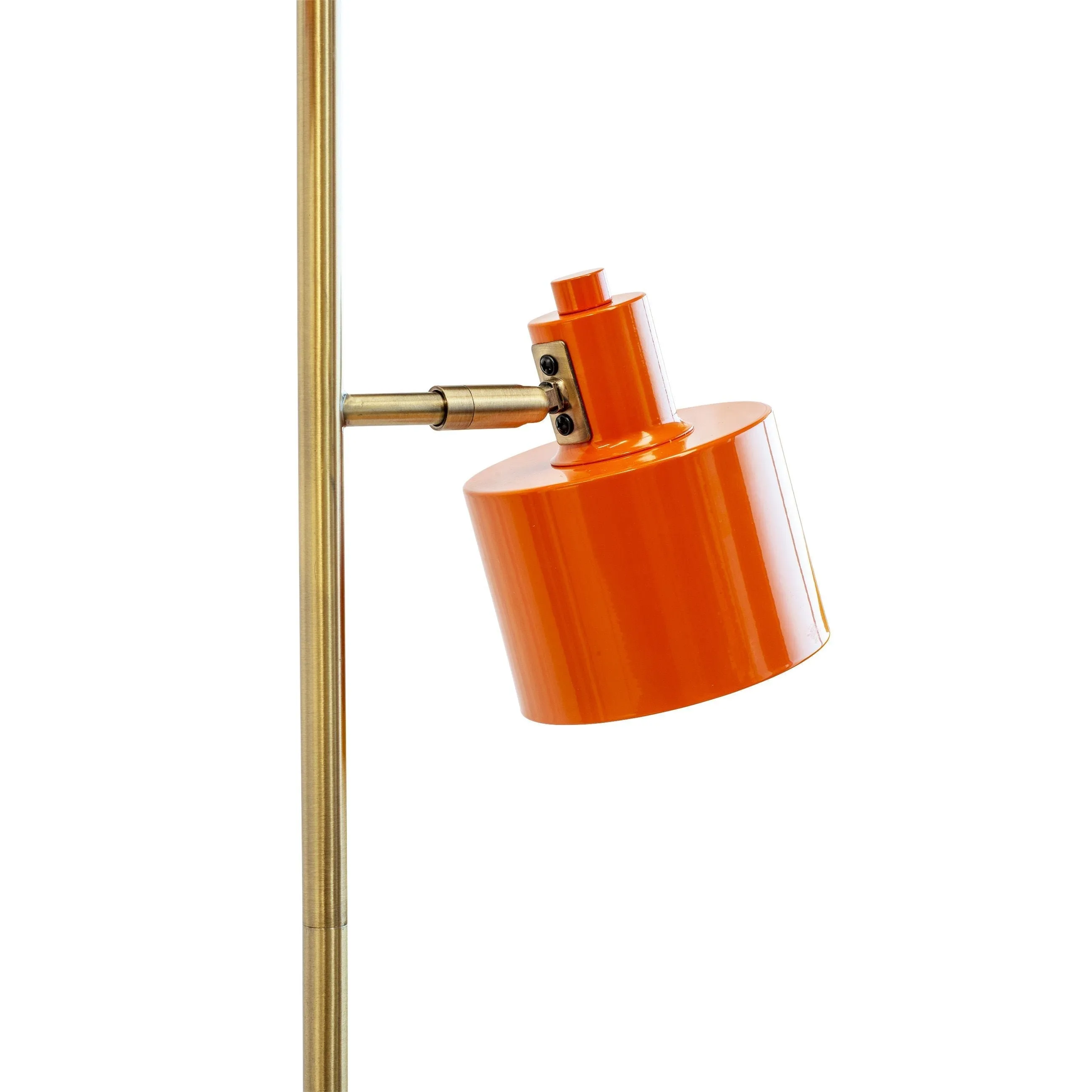 Dyberg Larsen Ocean Floor Lamp, Orange/Brass