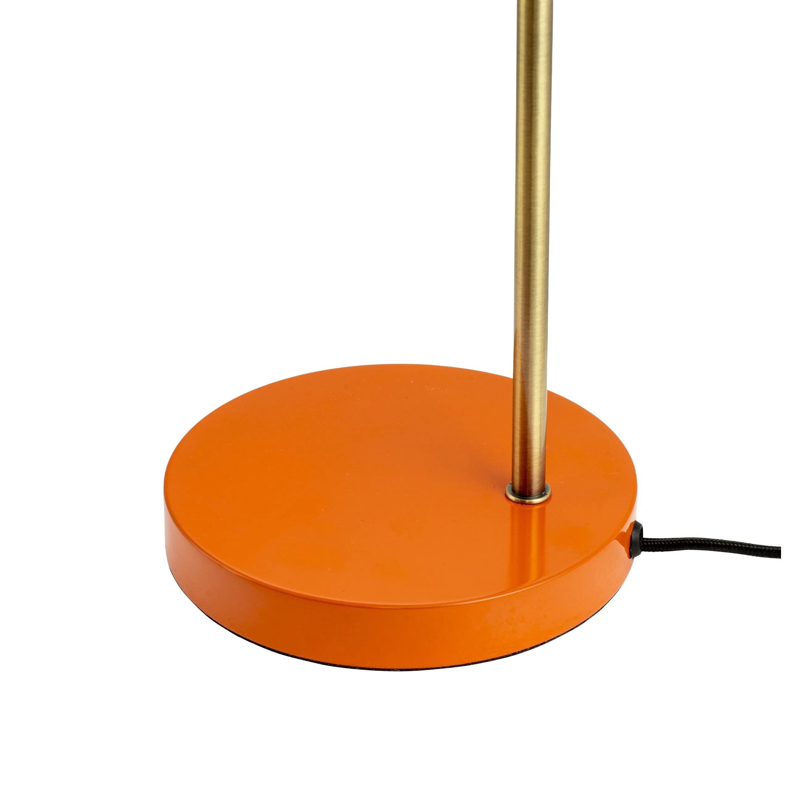 Dyberg Larsen Ocean Table Lamp, Orange/Brass