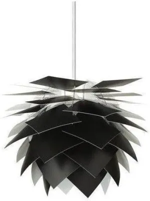 Dyberg Larsen Pineapple In Bewteen Pendant Black, 24