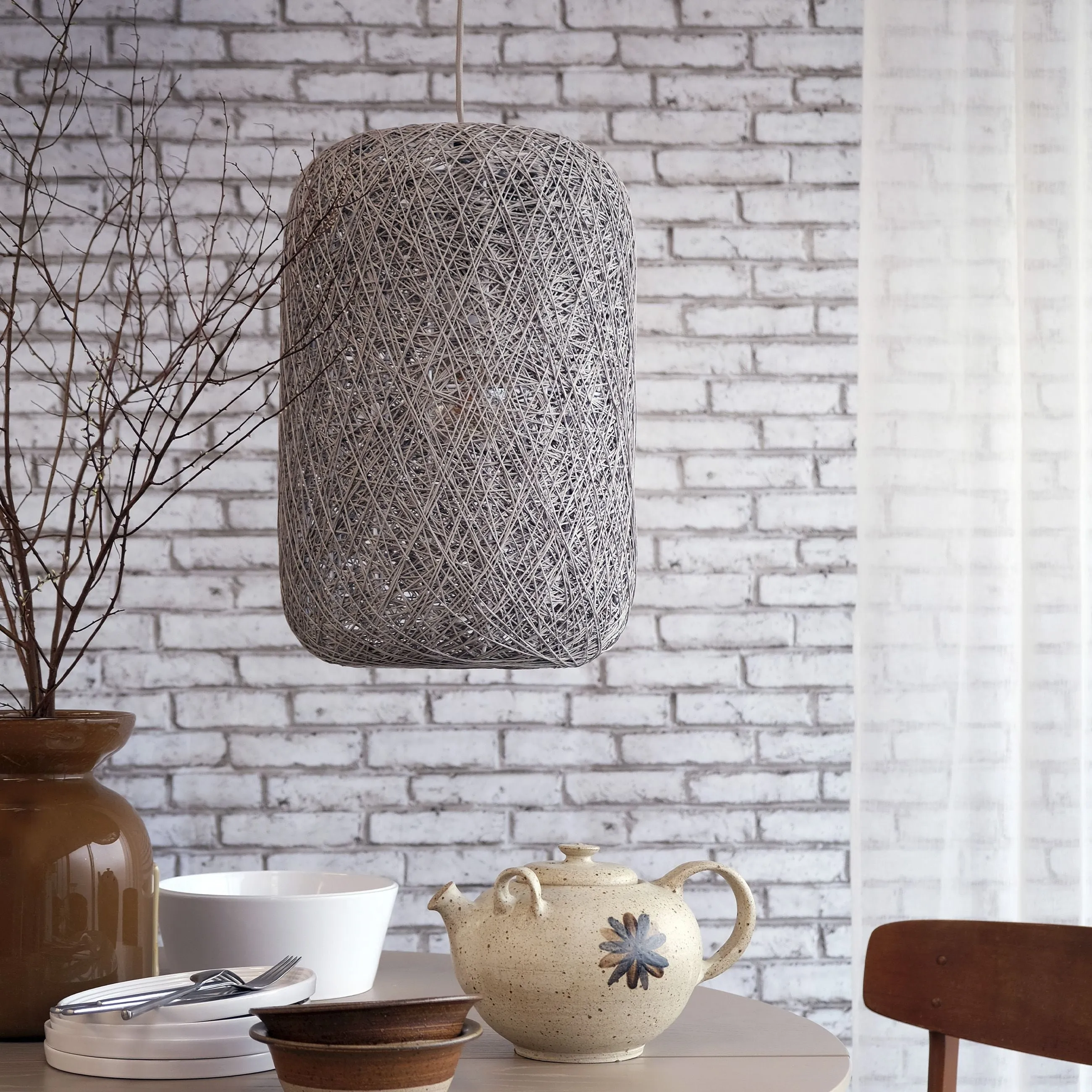 Dyberg Larsen Spin Pendant Medium, Grey
