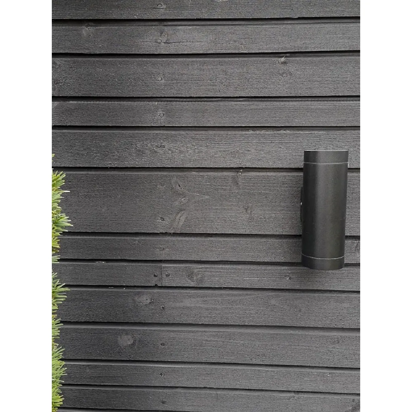 Dyberg Larsen Stege 2 Outdoor Wall Lamp, Matt Black