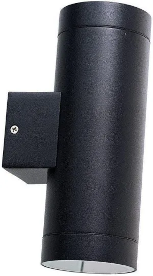 Dyberg Larsen Stege 2 Outdoor Wall Lamp, Matt Black