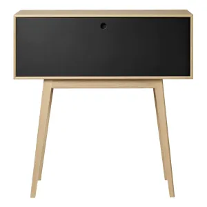 Fdb Mbler A84 Butler Secretary, Black/Natural