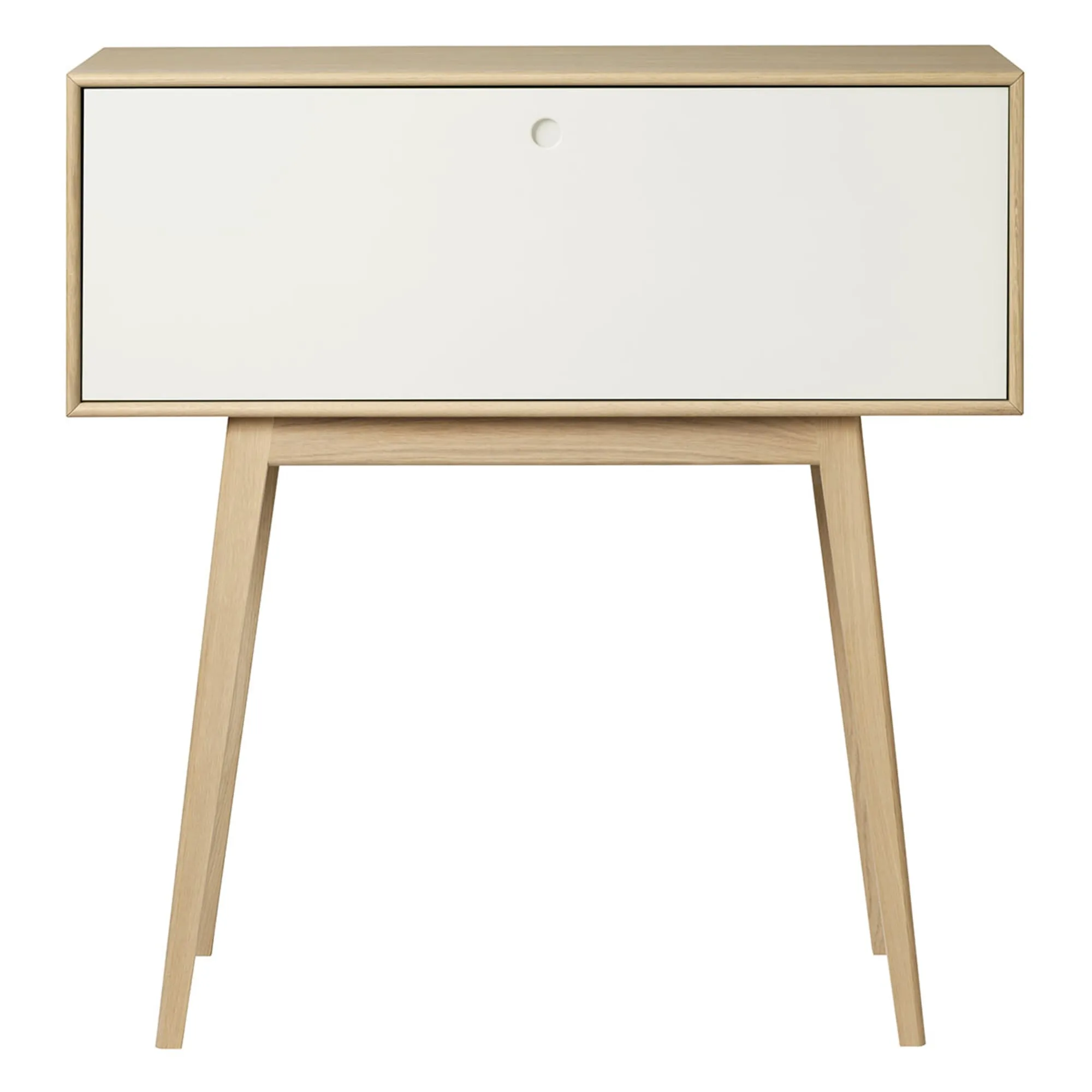 Fdb Mbler A84 Butler Secretary, White/Nature