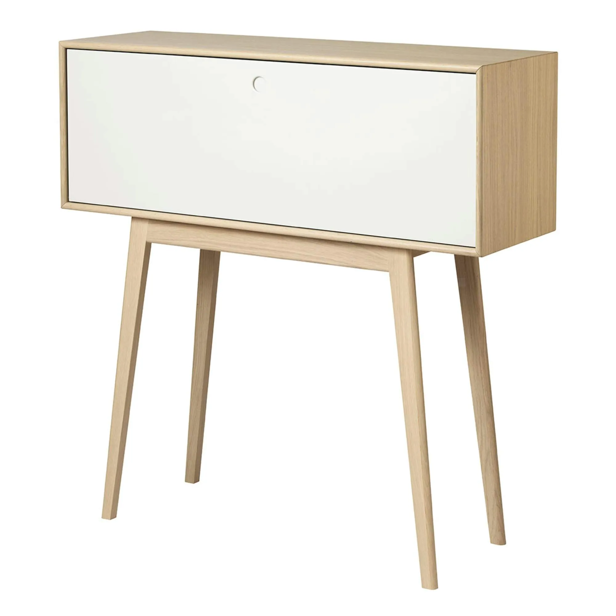 Fdb Mbler A84 Butler Secretary, White/Nature