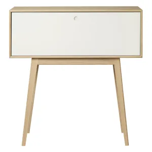 Fdb Mbler A84 Butler Secretary, White/Nature