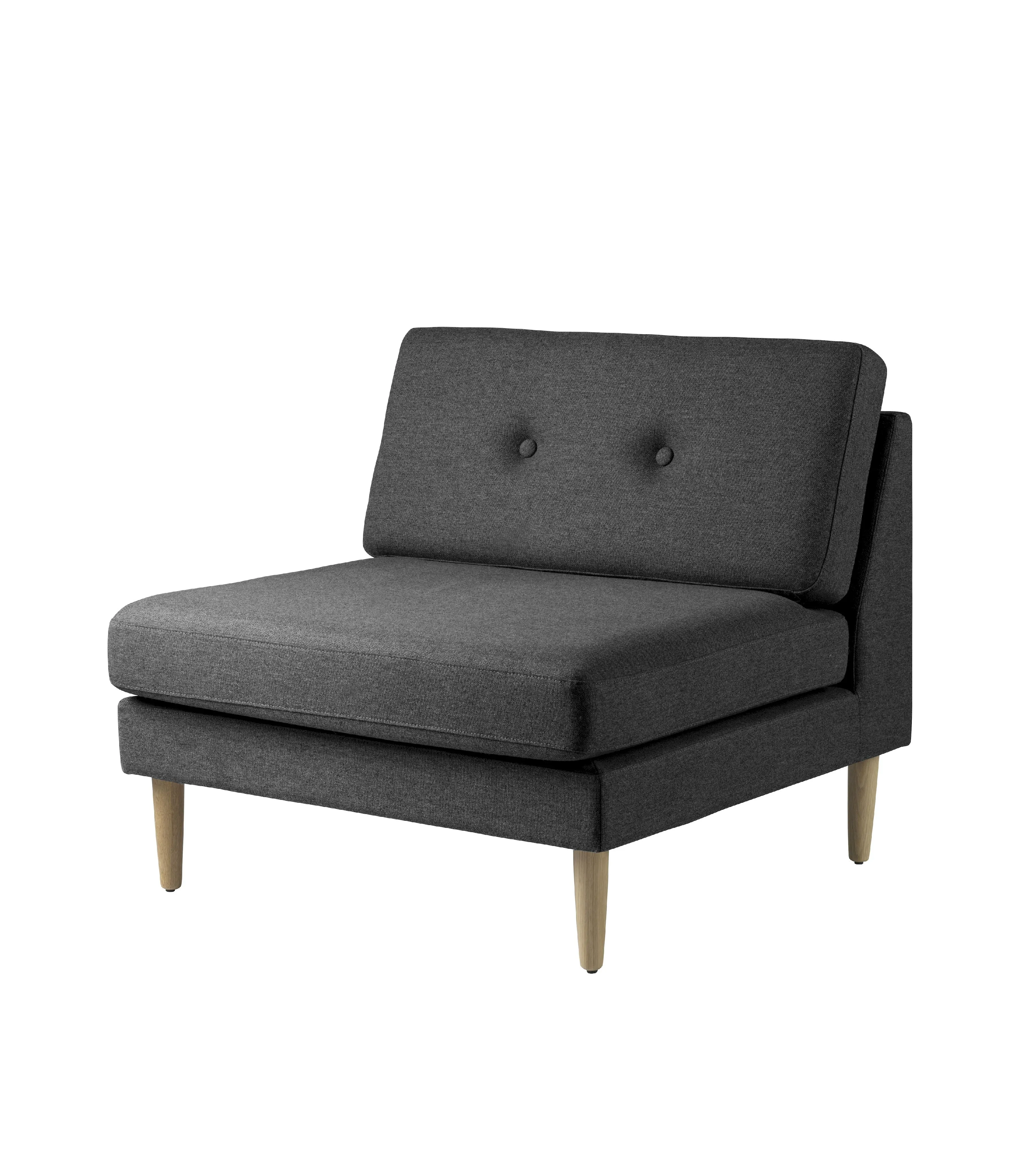 Fdb Mbler L42 Firhj Central Module 90 Cm, Dark Grey