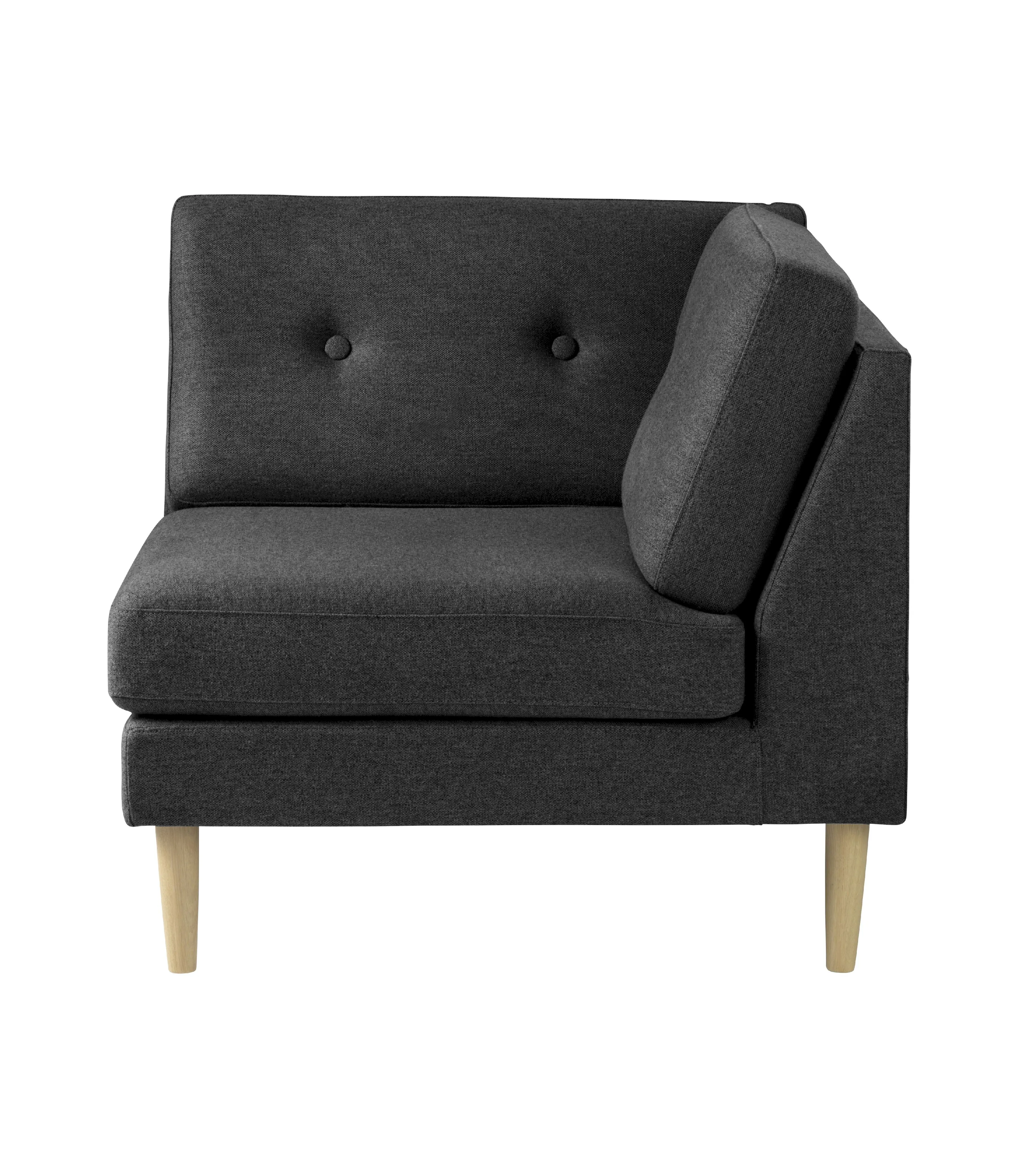 Fdb Mbler L42 Firhj Corner Module, Dark Grey