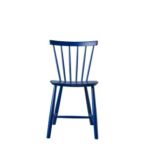 Fdb Mbler Poul M. Volther J46 Chair Nordic Swan Ecolabel Beech, Dark Blue