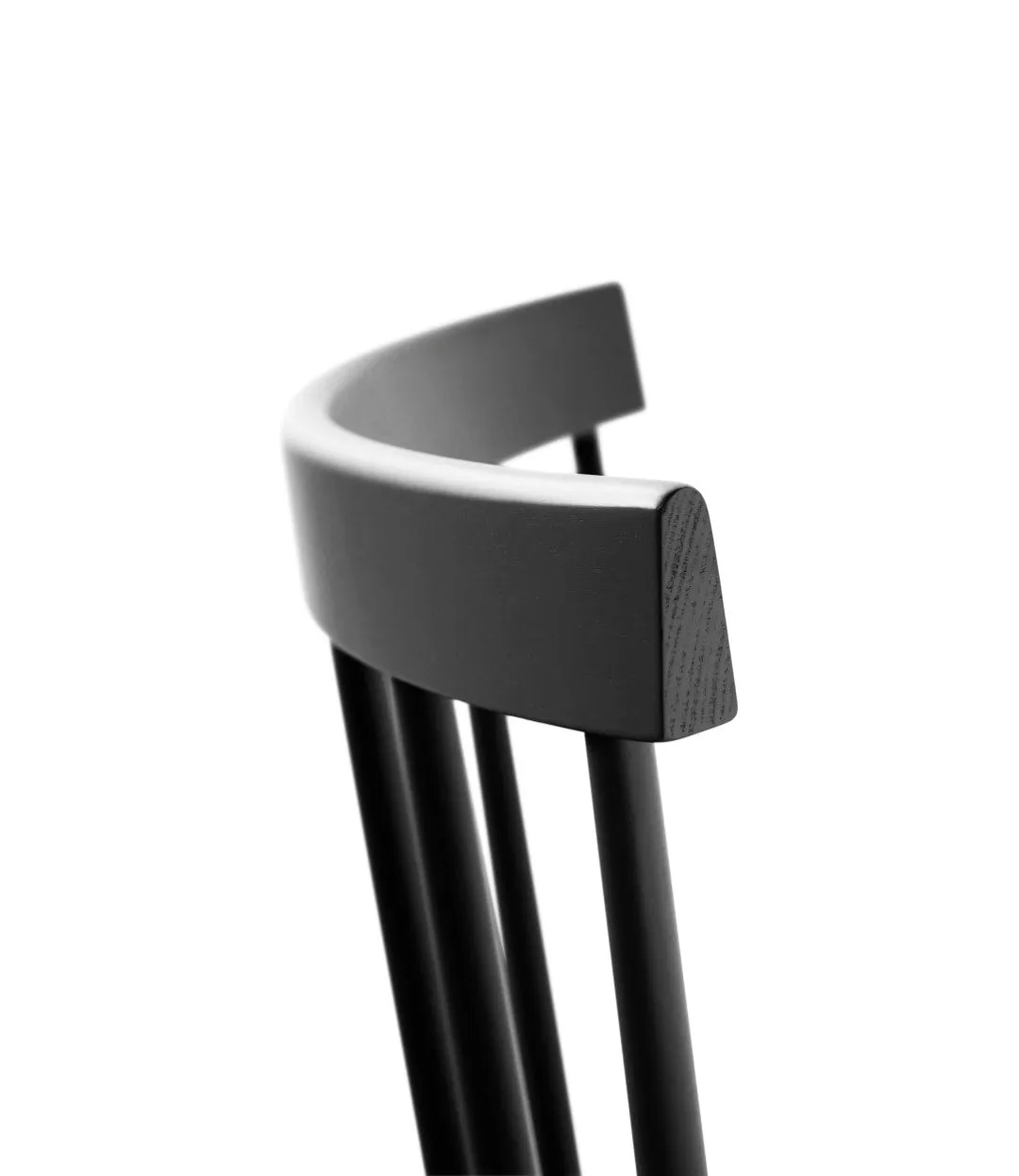 Fdb Mbler Poul M. Volther J46 Chair Nordic Swan Ecolabel Beech, Jet Black