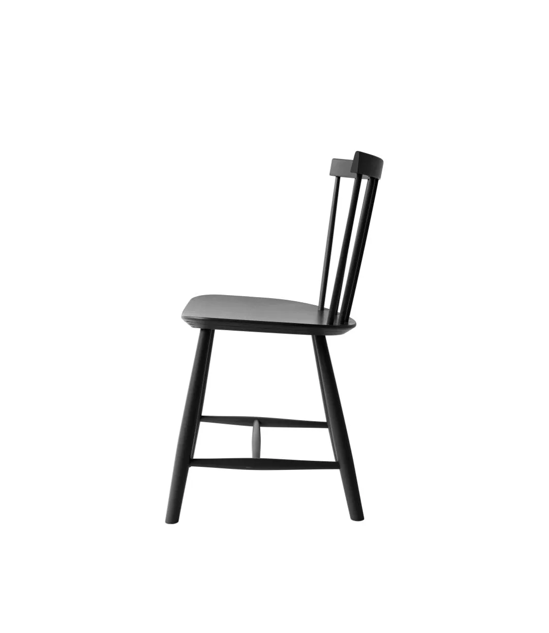 Fdb Mbler Poul M. Volther J46 Chair Nordic Swan Ecolabel Beech, Jet Black
