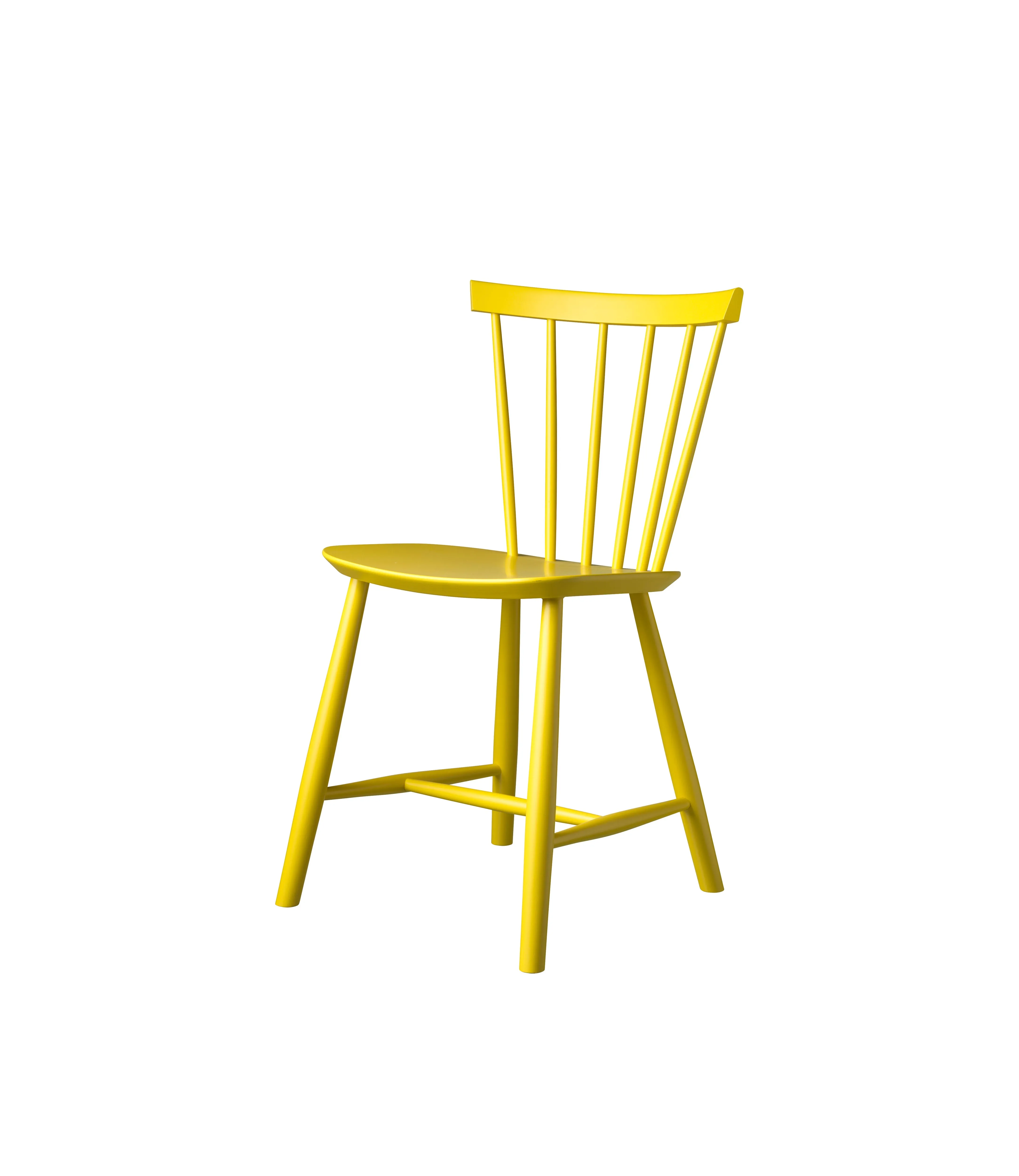 Fdb Mbler Poul M. Volther J46 Chair Nordic Swan Ecolabel Beech, Yellow