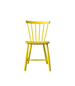 Fdb Mbler Poul M. Volther J46 Chair Nordic Swan Ecolabel Beech, Yellow