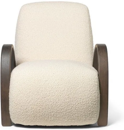 Ferm Living Buur Lounge Chair Nordic Boucl, Off White