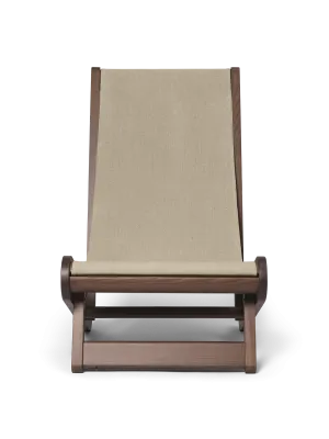 Ferm Living Hemi Lounge Chair Dark Stained/Natural